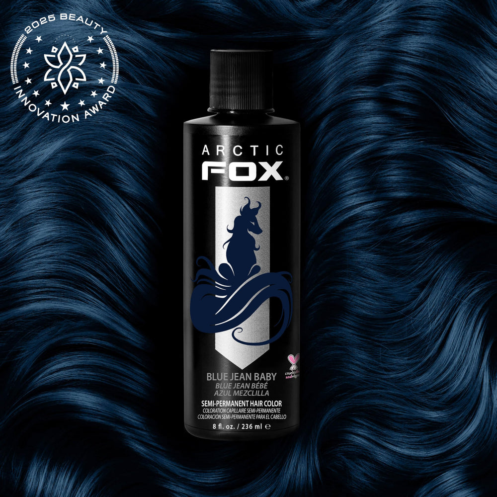 ARCTIC FOX creamy blue texture close-up showing smooth application