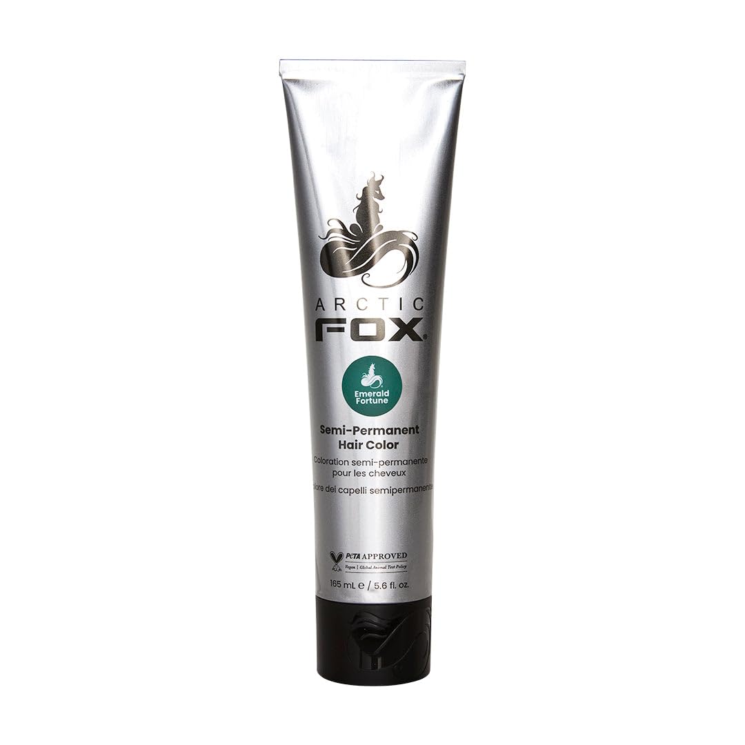ARCTIC FOX hands applying dye with gloves showing easy application