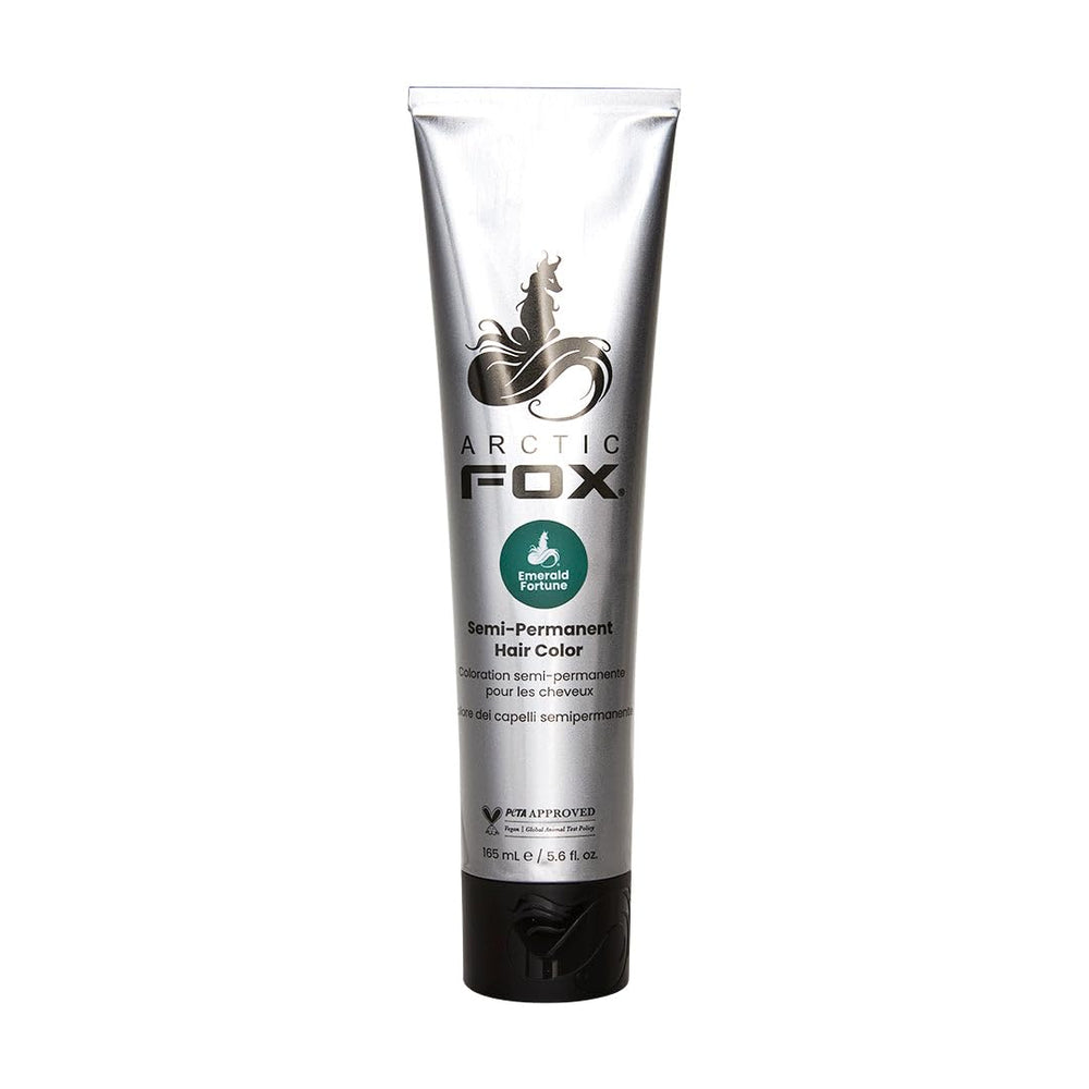 ARCTIC FOX hands applying dye with gloves showing easy application