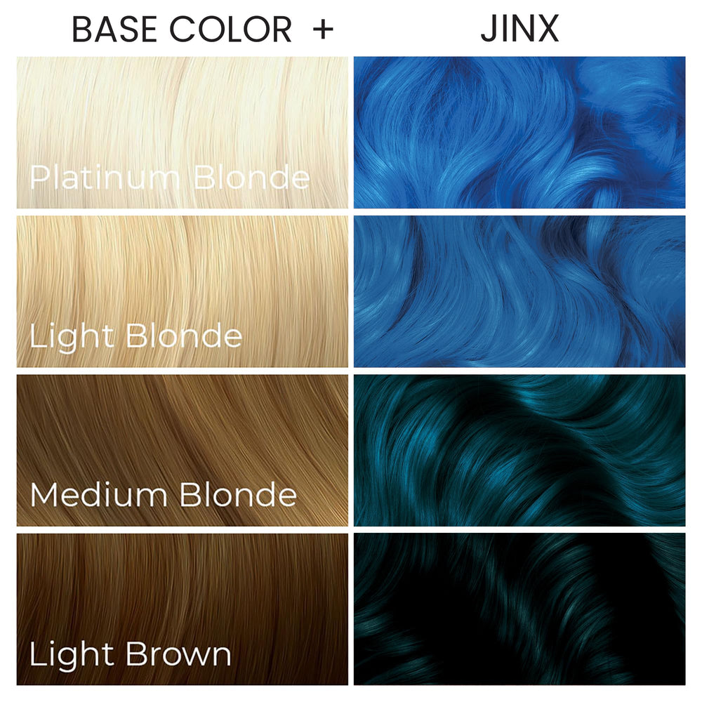 ARCTIC FOX styled hair outdoors showing electric blue color and long-lasting shine