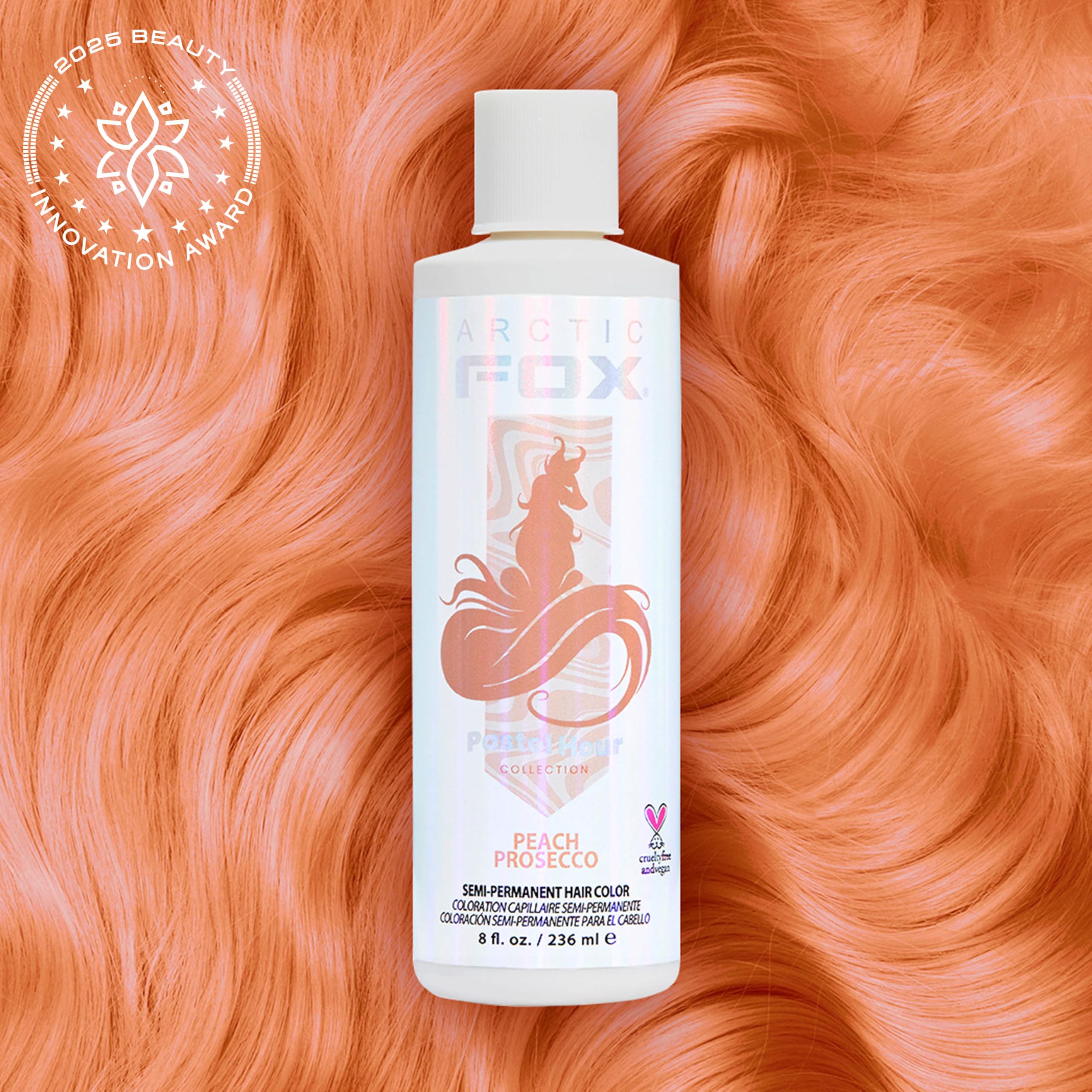 ARCTIC FOX creamy peach-pink texture close-up that indicates smooth conditioning