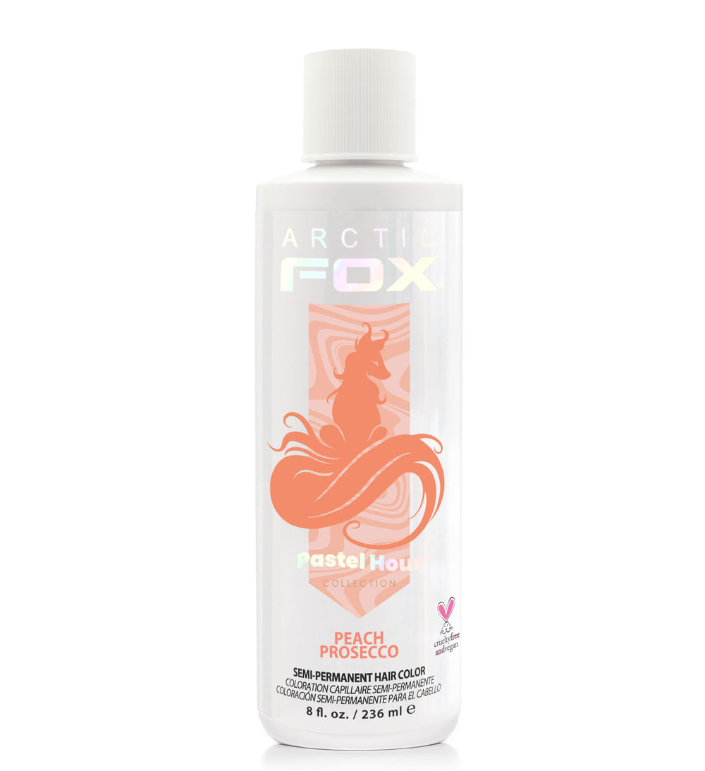 ARCTIC FOX front label showing color name and vegan badge for easy selection