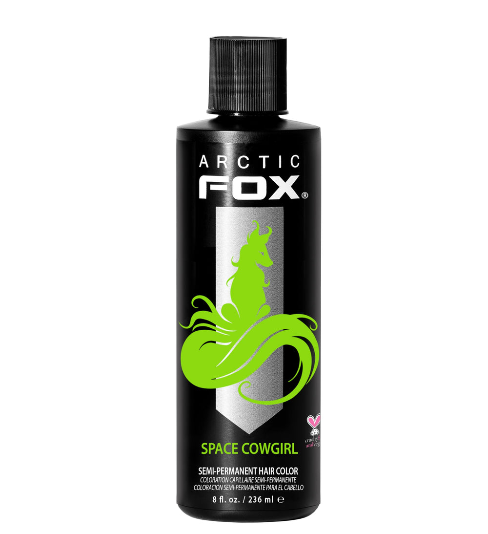 ARCTIC FOX front packaging showing vibrant lime green shade and benefits