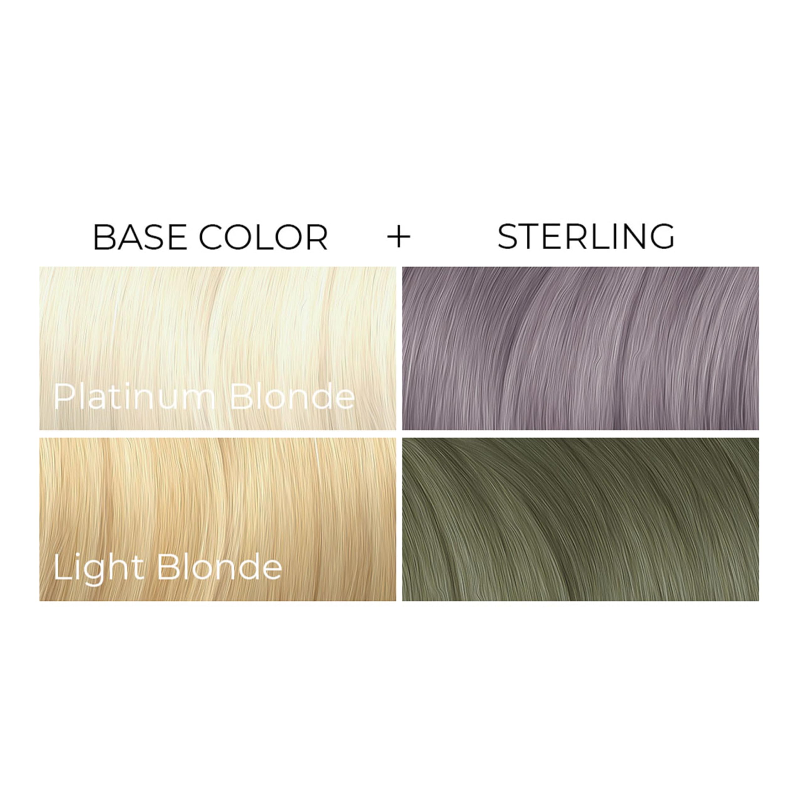 ARCTIC FOX Sterling styled hair lifestyle shot illustrating wearable silver finish