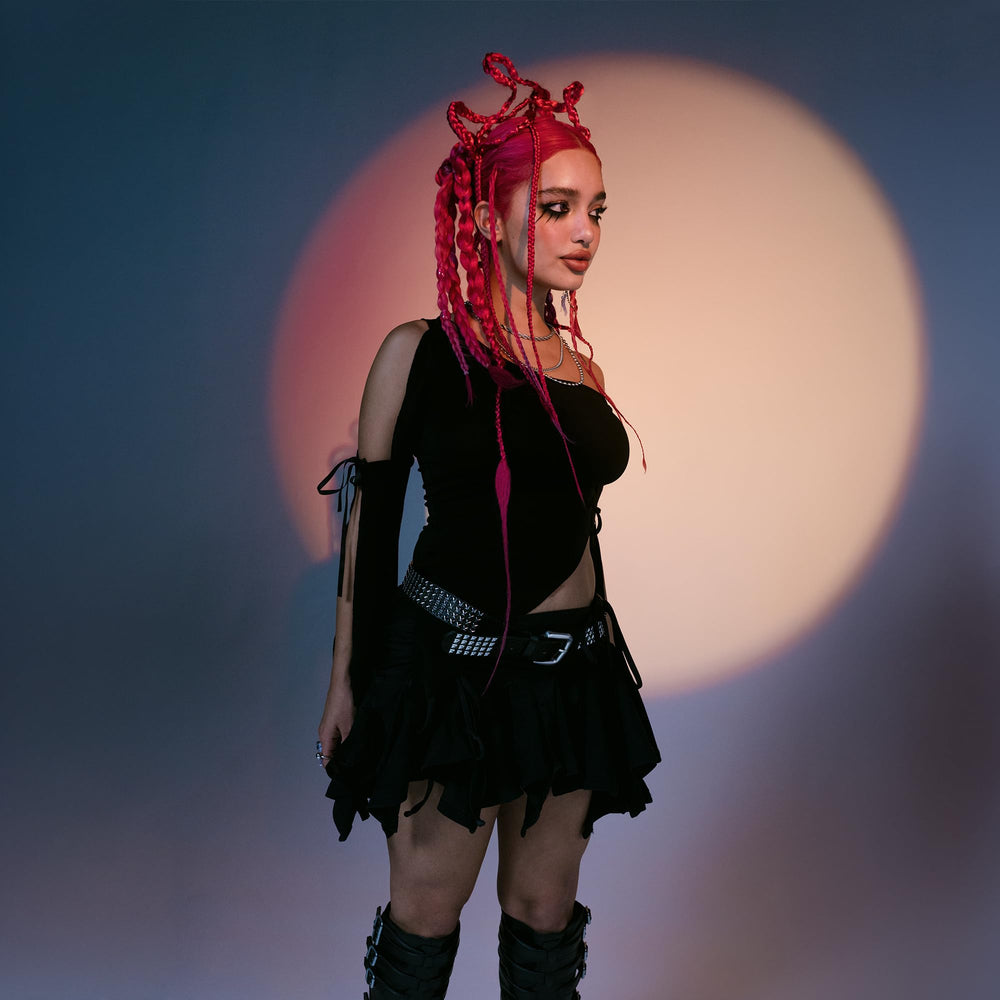 ARCTIC FOX Vi applied on pre-lightened hair showing vivid hot pink