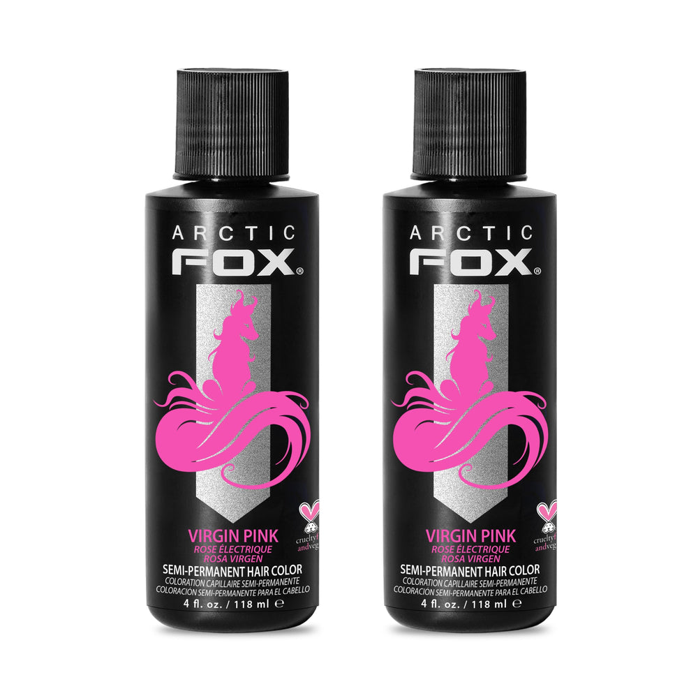 ARCTIC FOX Virgin Pink front packaging showing vibrant magenta and product size