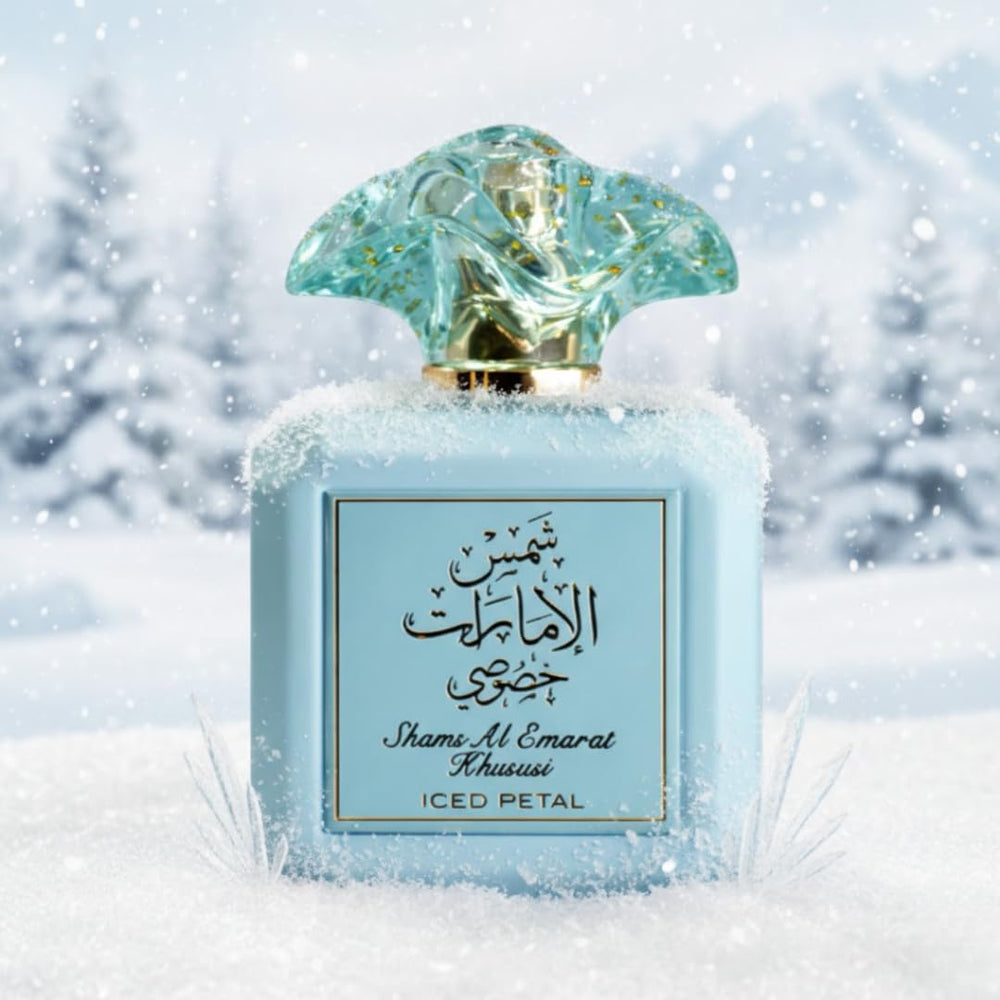 Ard al Zaafaran ingredients display apple and ginger for fresh brightness