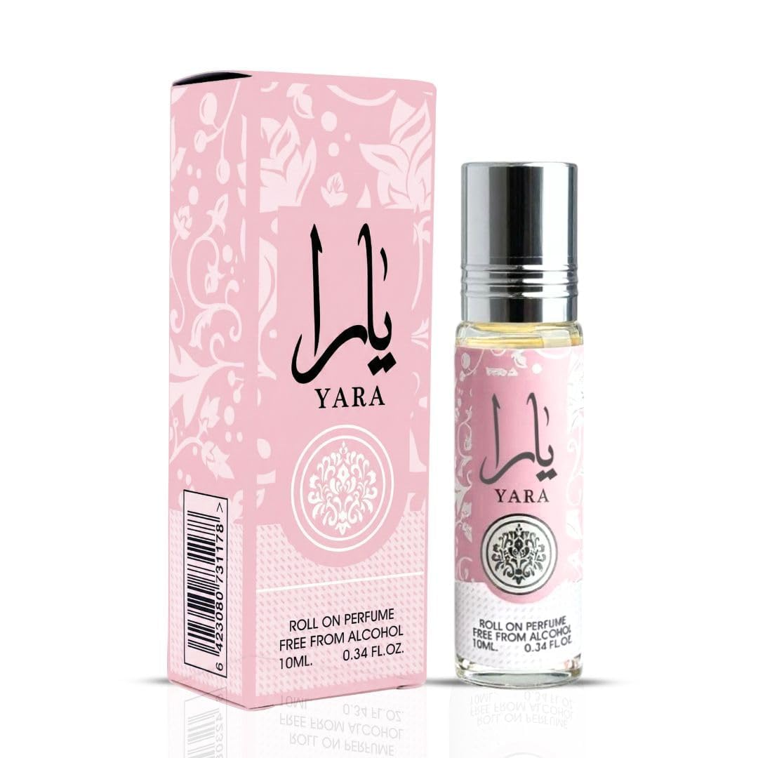 Ard Al Zaafaran Yara roll-on application closeup showing effortless use benefit: precise touch-ups