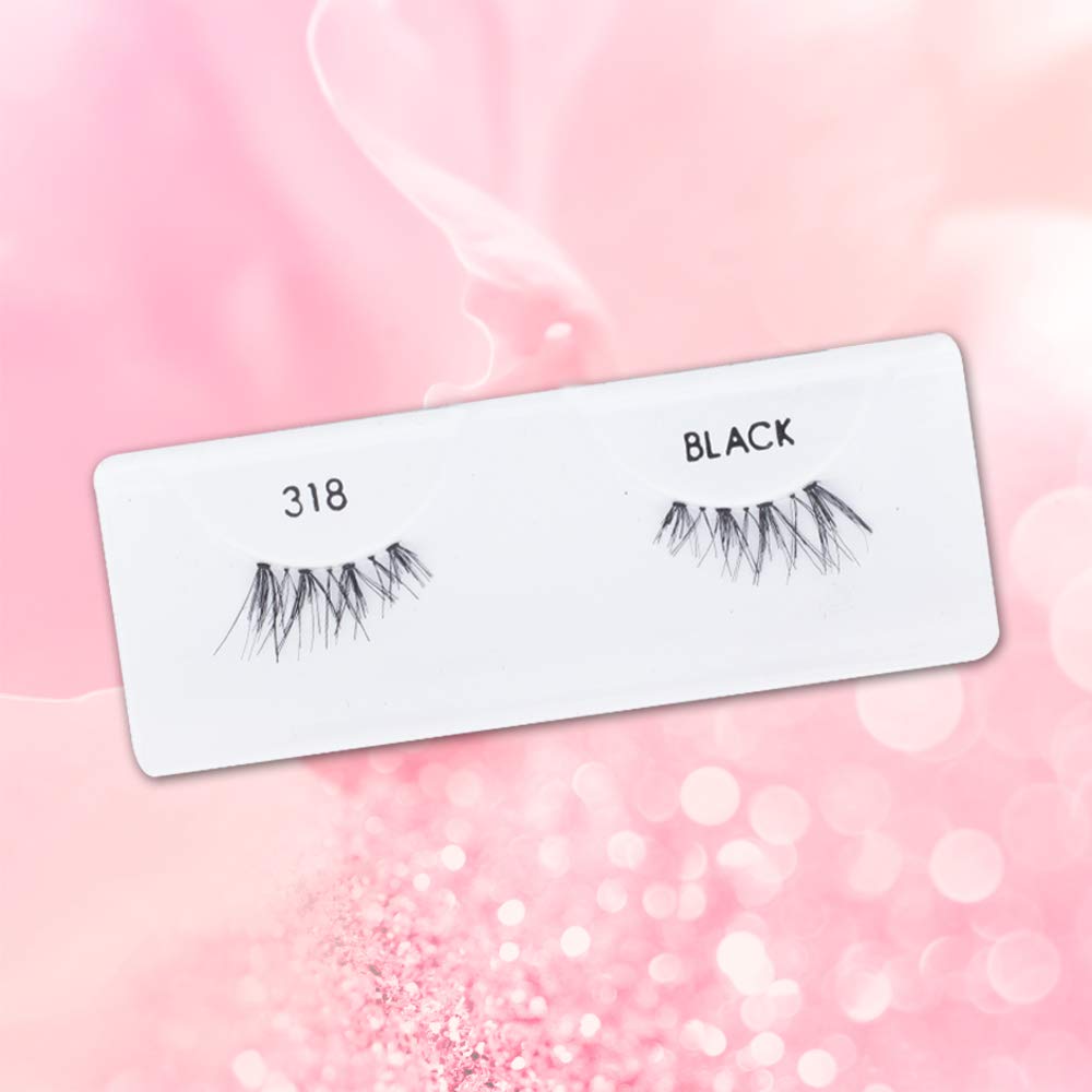 Ardell lashes in a makeup setting showing subtle glam for everyday looks