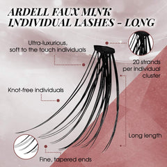 Ardell application demo with tweezers placing a cluster for precise blending