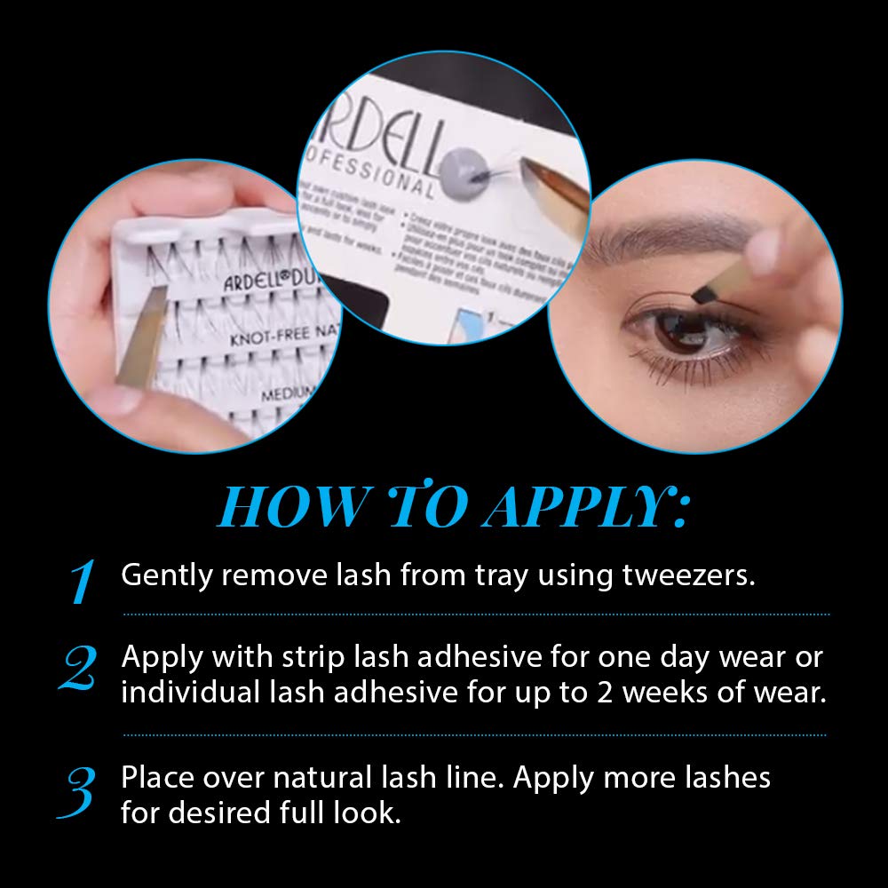 Ardell application in use at mirror demonstrating precise DIY placement benefit