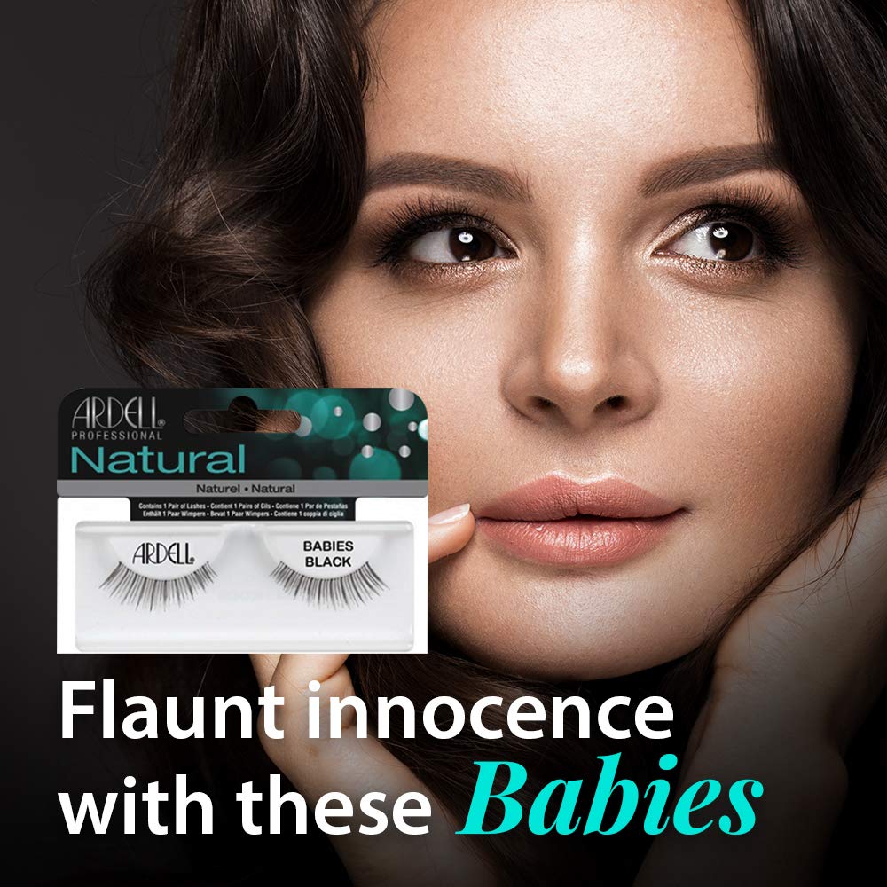 Ardell Babies close-up of soft tapered fibers for natural volume