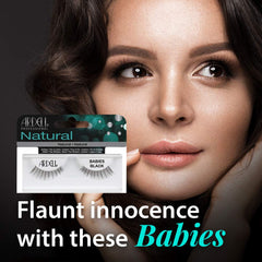 Ardell Babies close-up of soft tapered fibers for natural volume