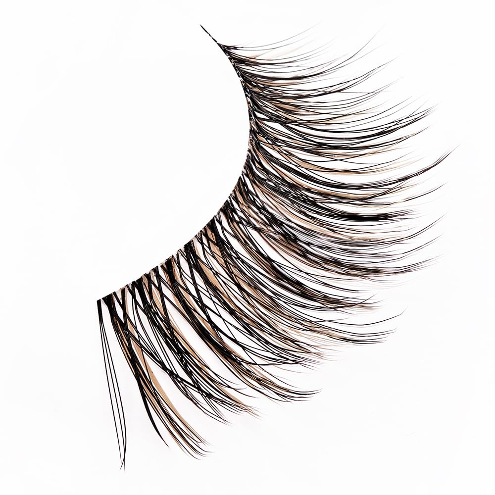Ardell Balayage Wispies chestnut on vanity with tools to inspire everyday styling