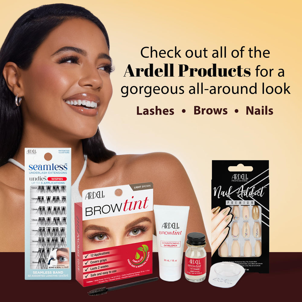 Ardell lashes staged on vanity indicating everyday wearable glam