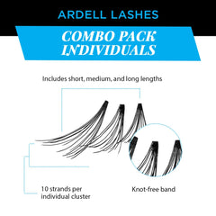 Ardell knot-free band close-up highlighting invisible band for seamless blend