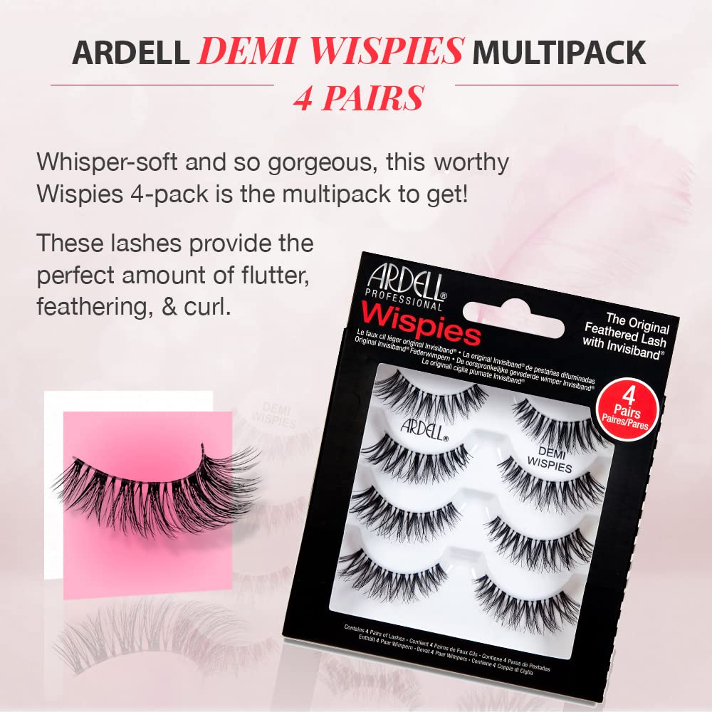 Ardell lash band detail highlighting knot-free invisiband for comfortable wear