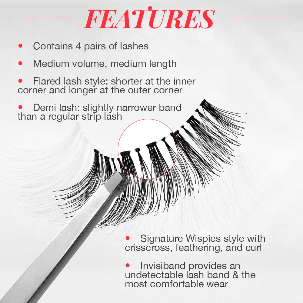 Ardell lash on eye lifestyle shot demonstrating natural enhanced wide-eye effect