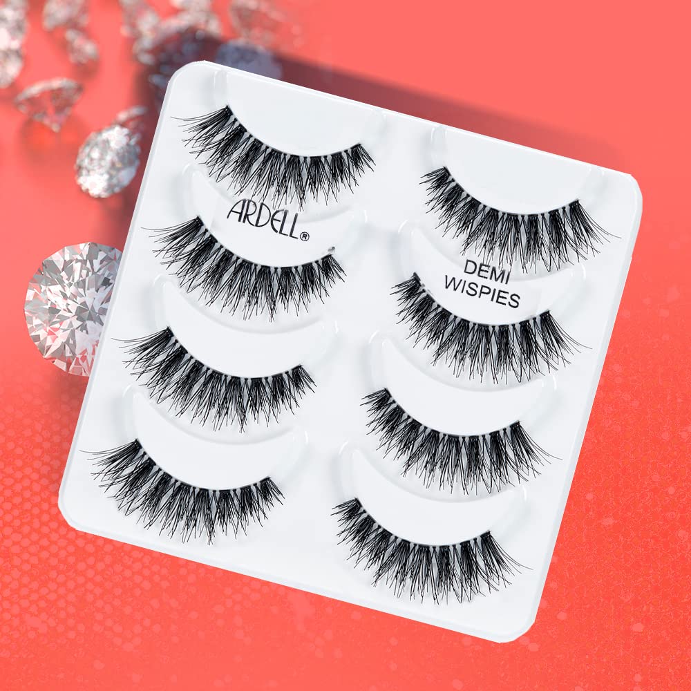 Ardell lashes stored on tray to preserve shape and extend reusability