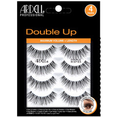Ardell Double Up 113 front view showing layered lashes for dramatic lift