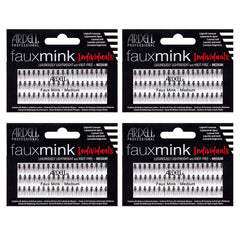 Ardell front packaging showing faux mink individuals, clear view and product benefit