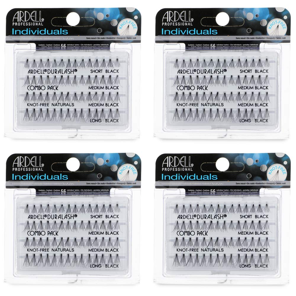 Ardell front packaging combo showing 4-pack and length variety for easy selection