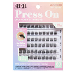 Ardell front packaging showing naked soft volume clusters and easy selection benefit