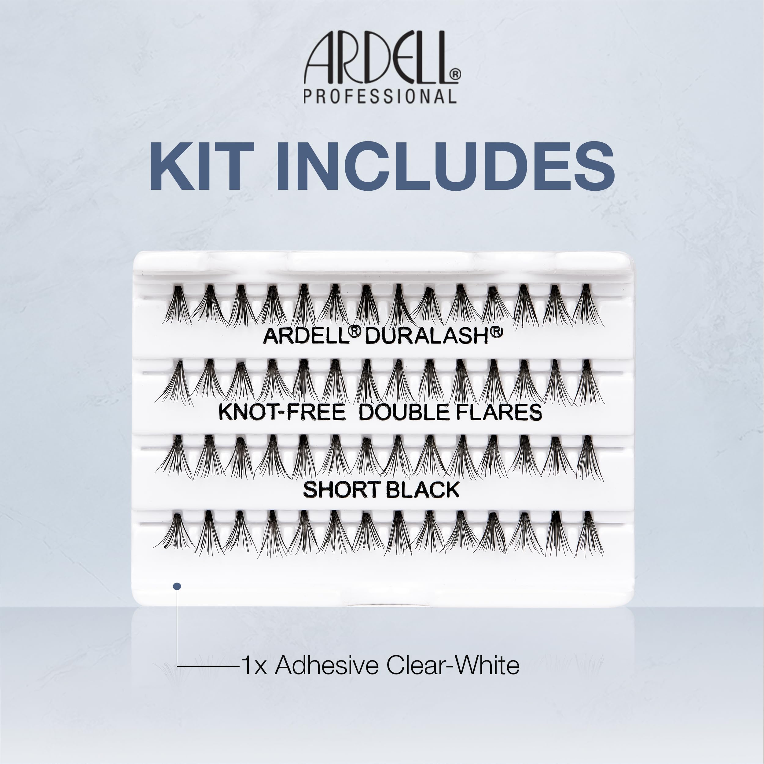 Ardell knot-free base closeup showing discreet blend along lash line