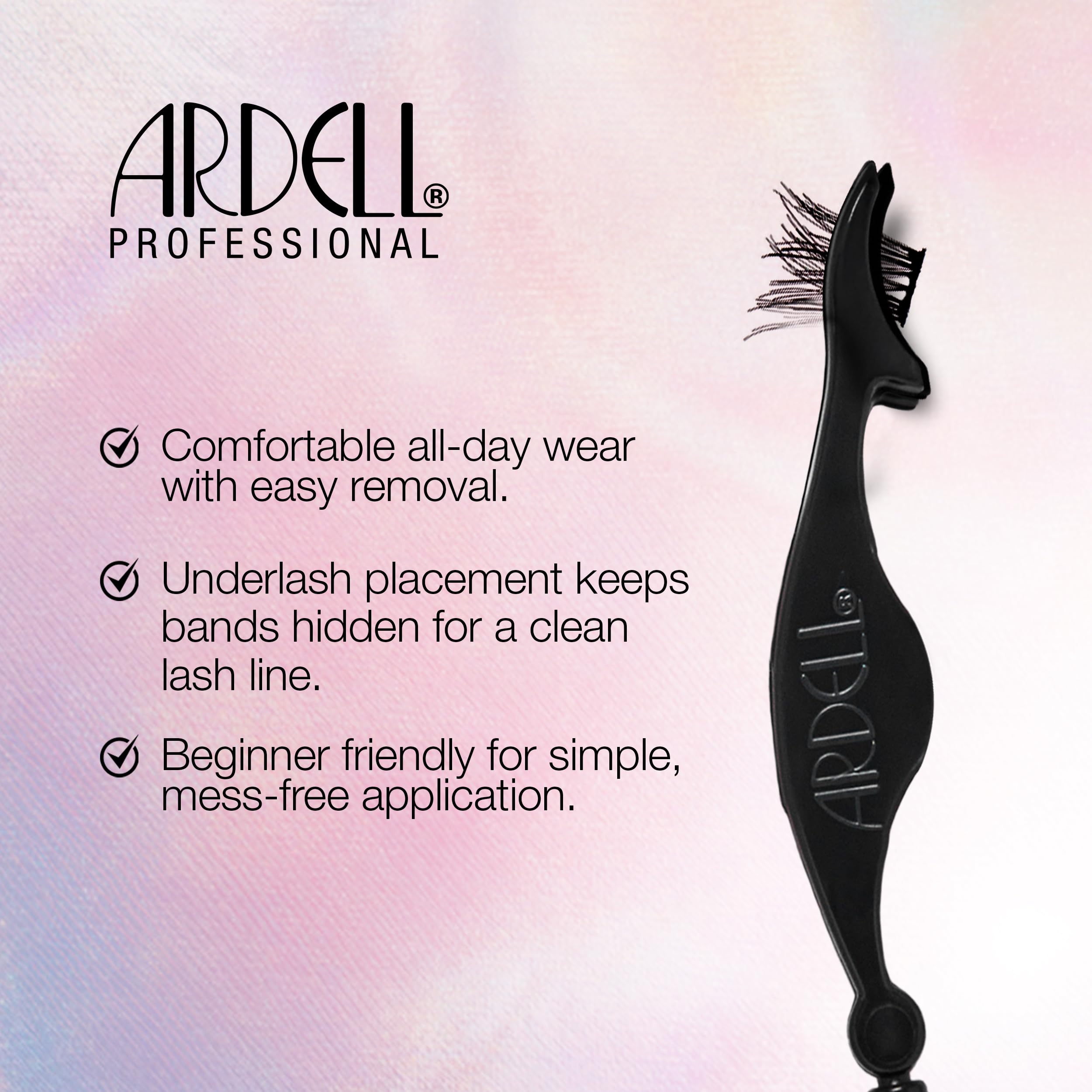 Ardell gentle removal peel demonstrating safe, non-tugging takeoff