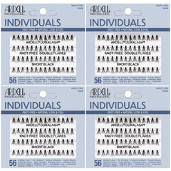 Ardell short clusters front packaging showing compact 4-pack for easy selection