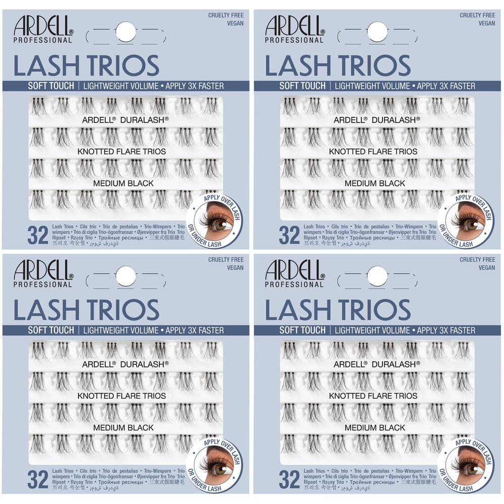 Ardell front packaging showing four-pack and quick-apply clusters for convenient use