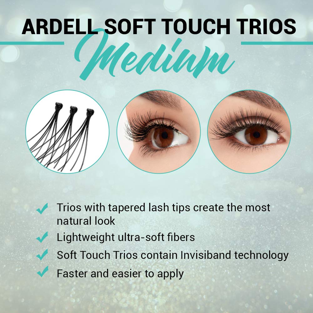 Ardell fiber texture closeup showing soft human-hair-style fibers for natural blend
