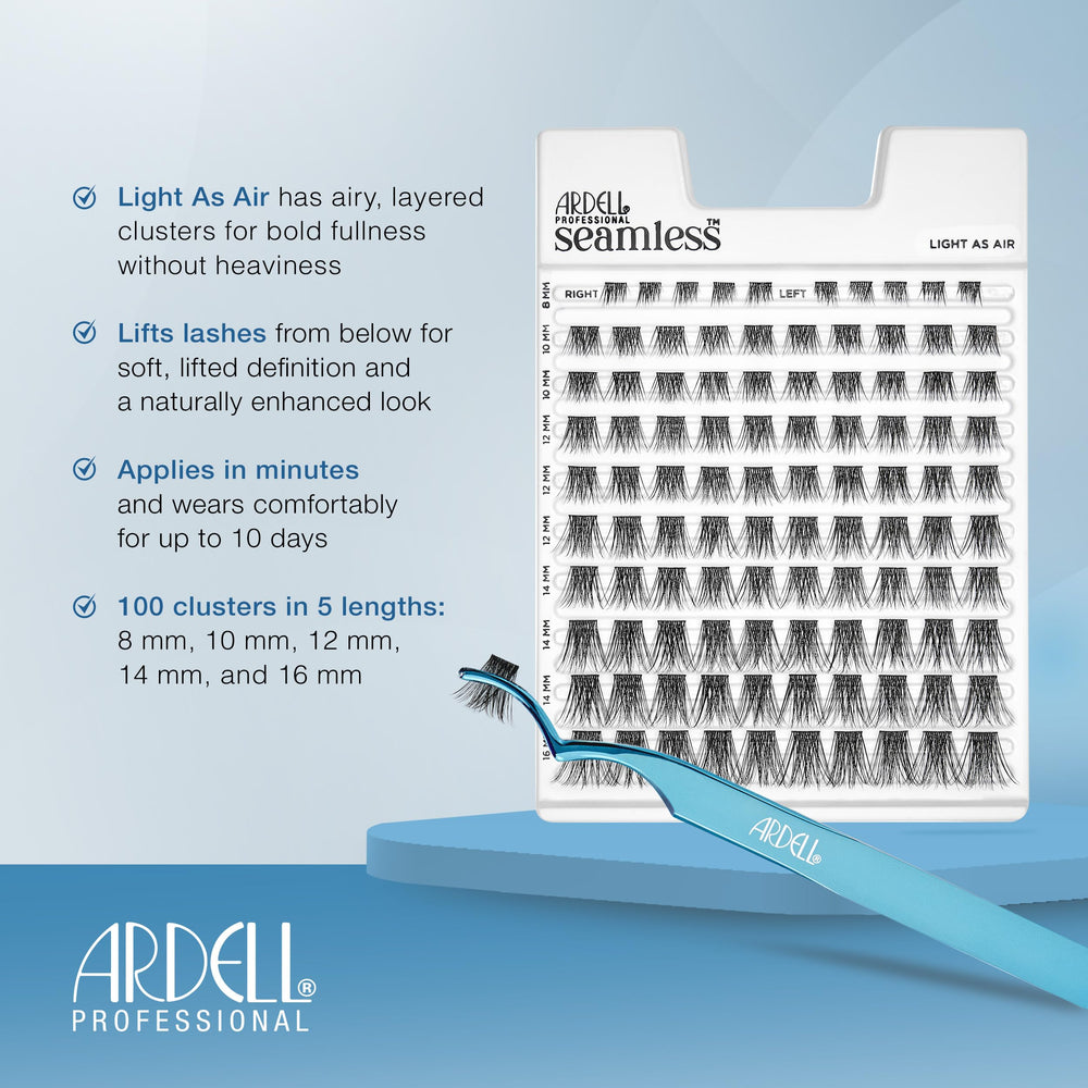 Ardell application in hand demonstrating quick DIY placement benefit