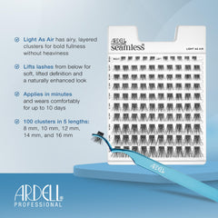 Ardell application in hand demonstrating quick DIY placement benefit