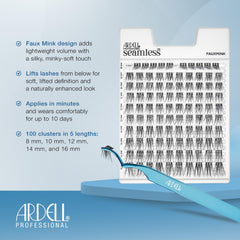 Ardell ultra thin knot-free band close detail for invisible blend and lightweight comfort