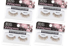 Ardell Wispies brown front packaging showing 4-pack for everyday lash looks