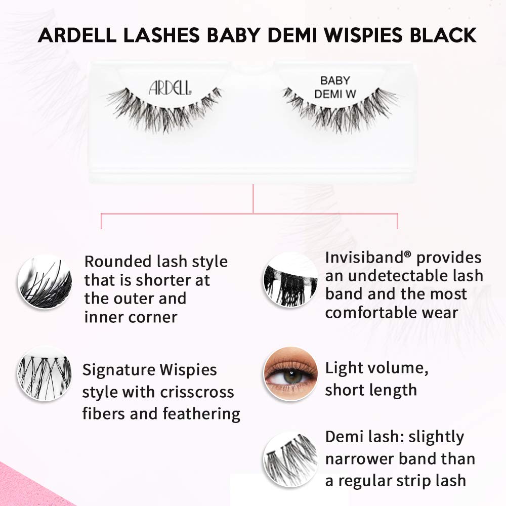 Ardell lashes worn on eye showing natural lift and subtle enhancement