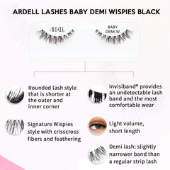 Ardell lashes worn on eye showing natural lift and subtle enhancement