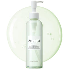 ARENCIA front bottle with pump showing clean packaging and easy dispensing benefit
