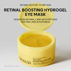 ARENCIA hydrogel close-up texture showing cooling hydration benefit