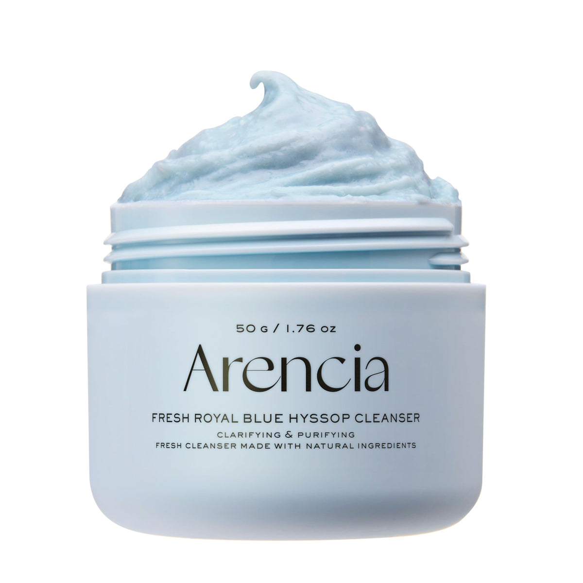 ARENCIA front packaging showing jar and branding, conveys secure travel-friendly size