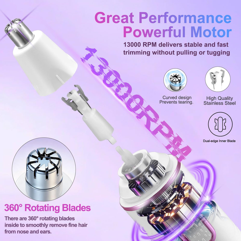 Hand holding AREYZIN trimmer to show compact size and portability benefit