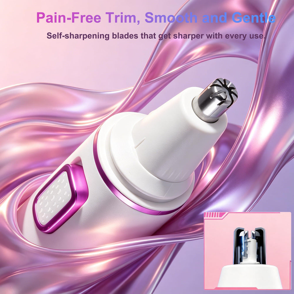 AREYZIN trimmer in toiletry bag illustrating travel-ready portability and convenience