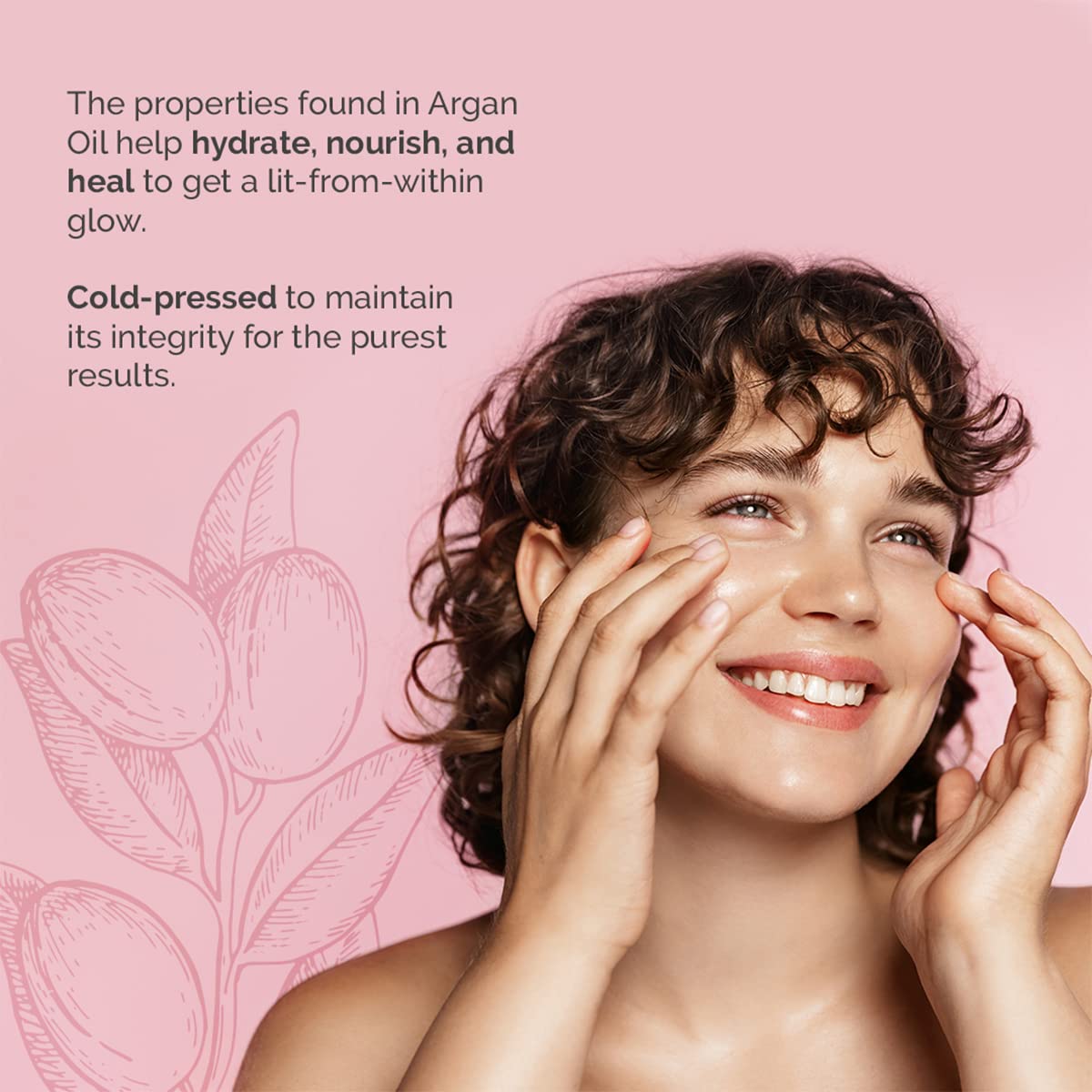 Argan Cosmetics nail and cuticle treatment with improved hydration and healthier-looking nails