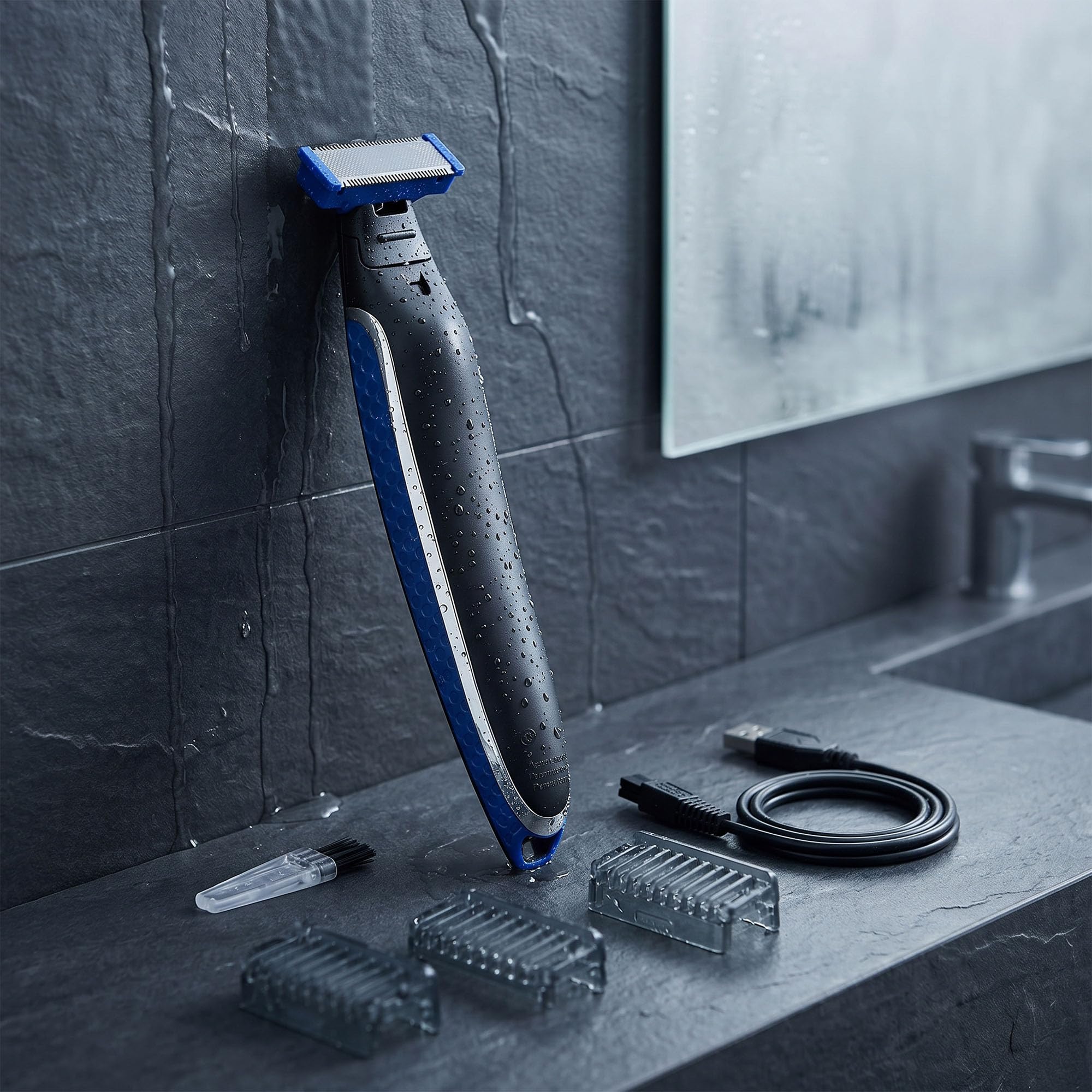 ARICEAN trimmer in hand demonstrating compact travel-friendly size