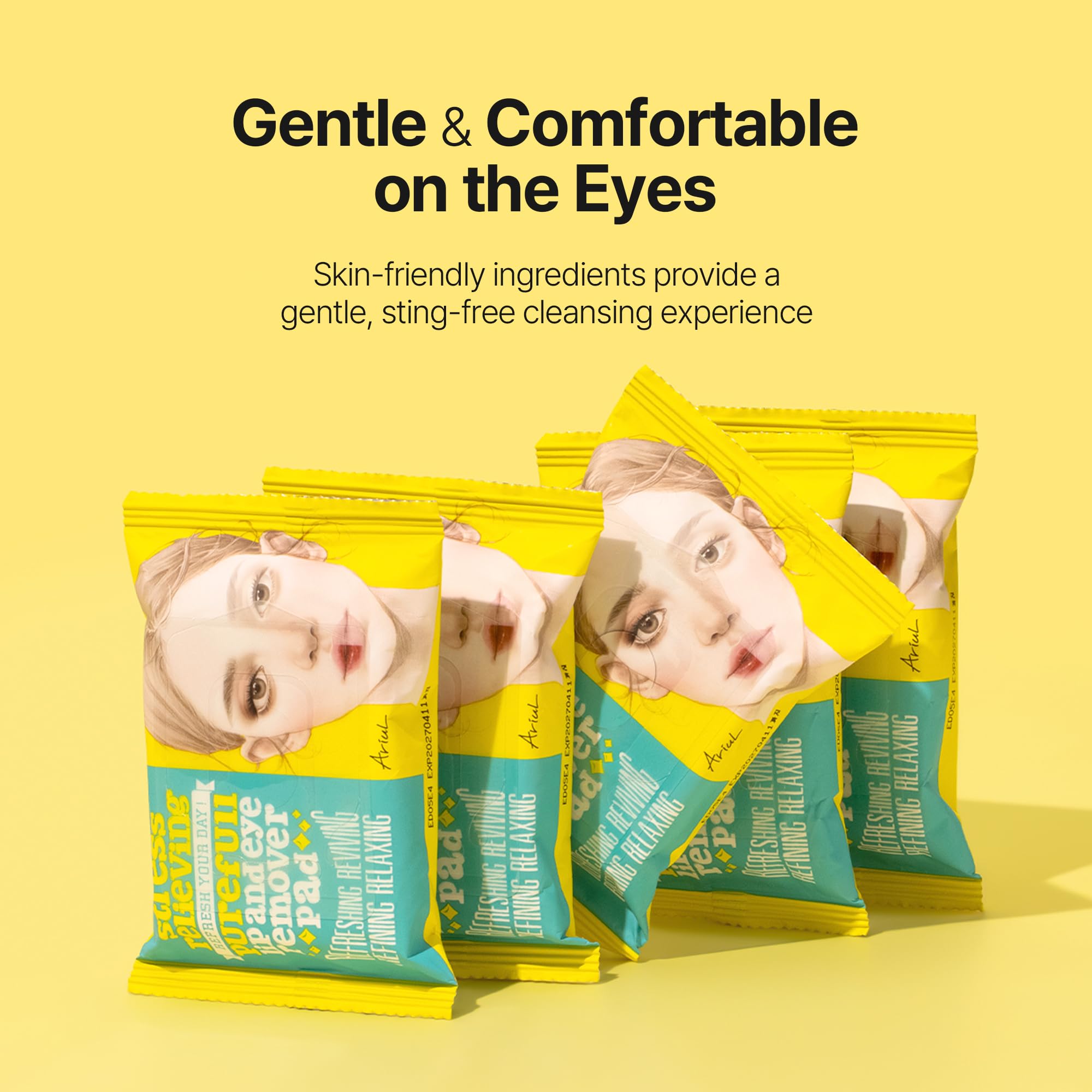 Ariul demo removing waterproof mascara from lashes, quick and gentle benefit