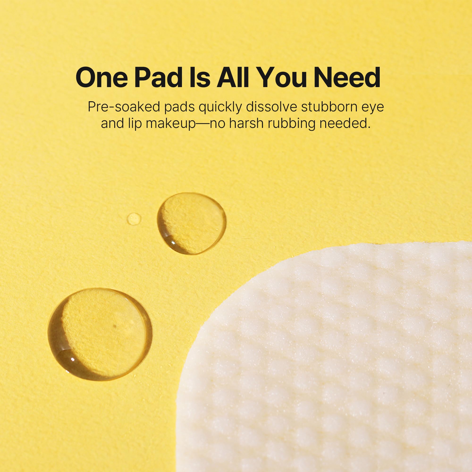 Ariul smooth pad side detail for gentle finishing and residue-free skin