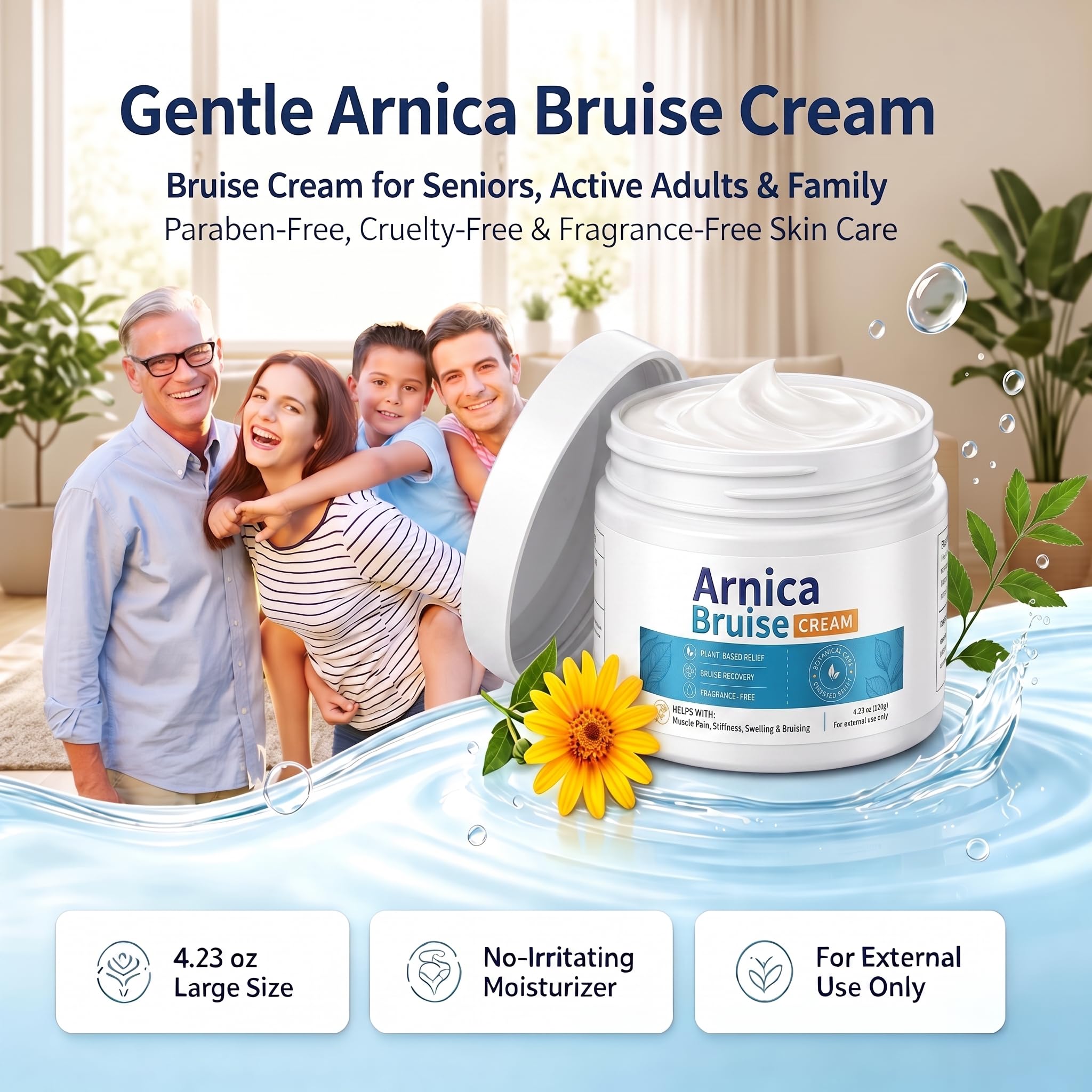 ARIYE cream spreading into skin showing long-lasting hydration benefit