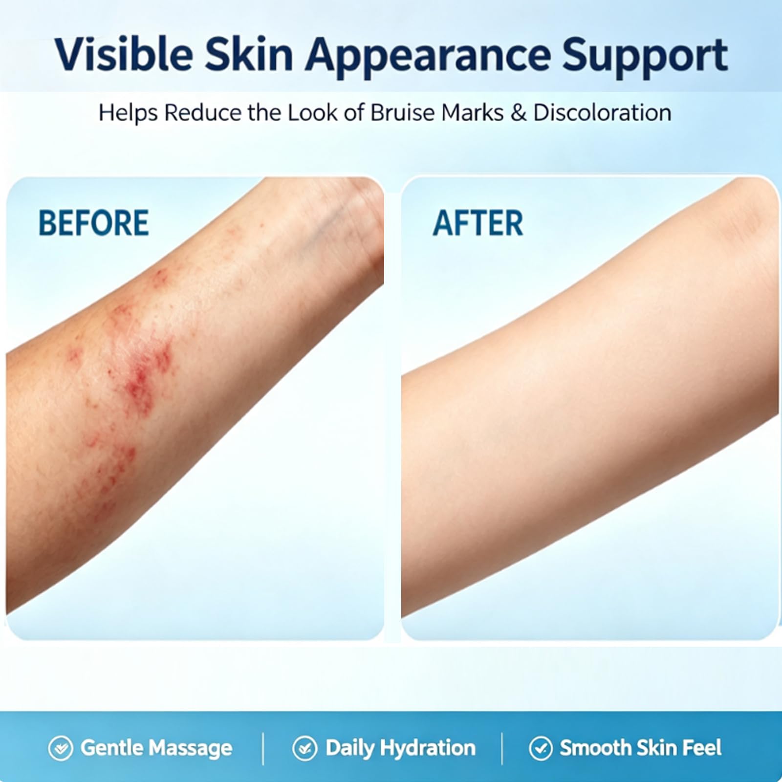 ARIYE senior hands using cream indicating gentle care benefit
