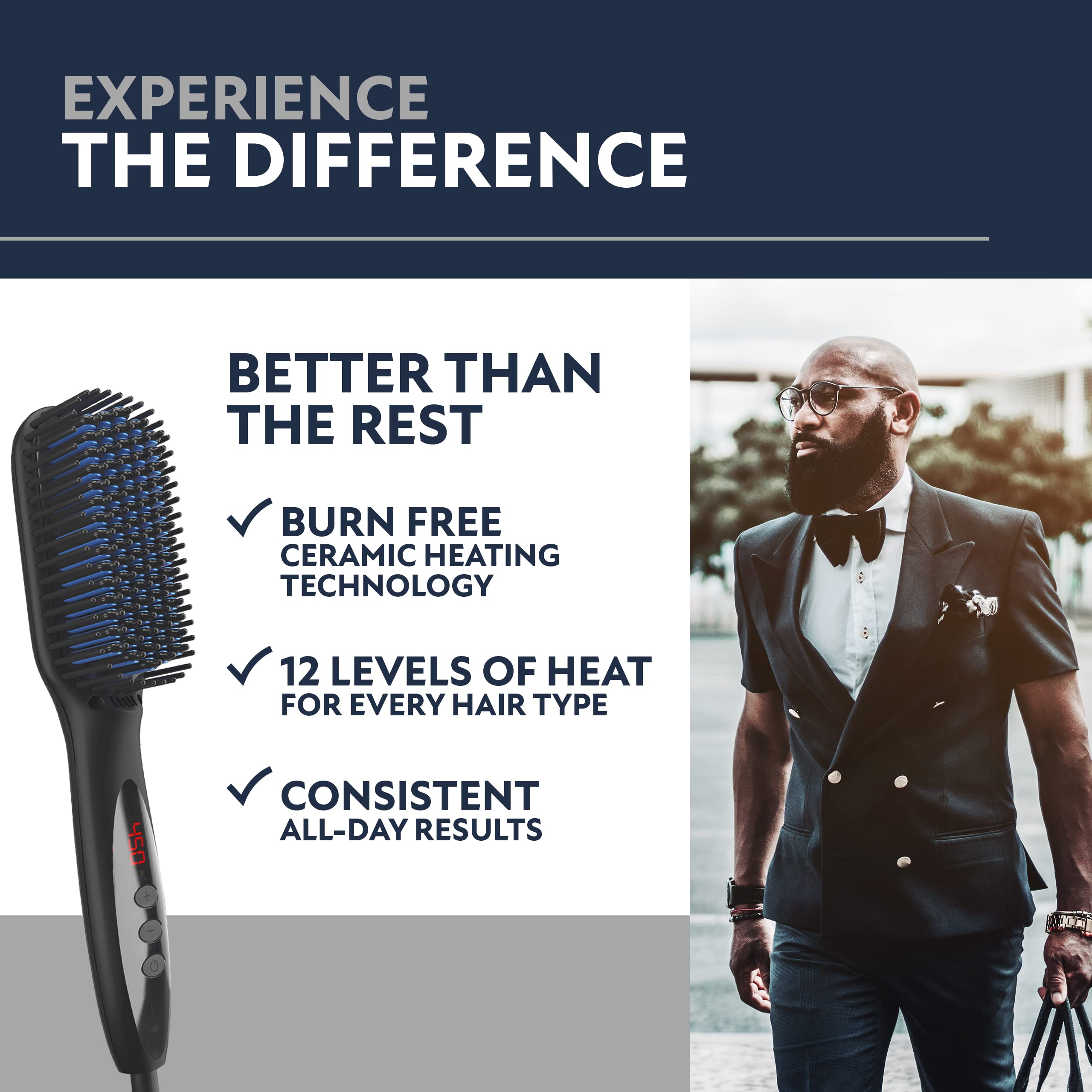 Arkam included comb and accessories laid out, complete kit for on-the-go grooming